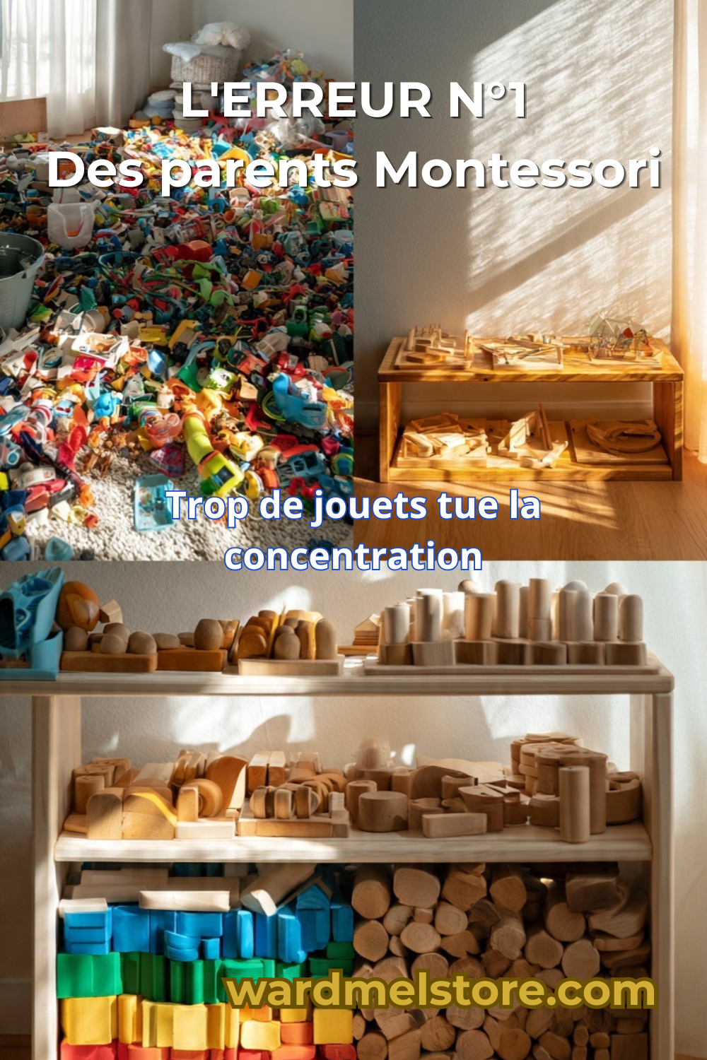 Les 5 erreurs à éviter quand on débute en Montessori à la maison