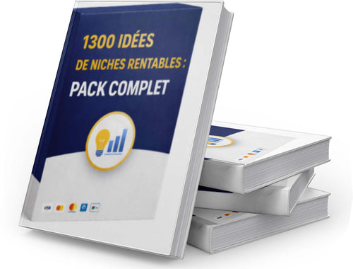 1300 idées de Niches rentables Pack complet