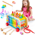 Jouet éducatif 4‑en‑1 Montessori en bois pour enfants – Wardmelstore