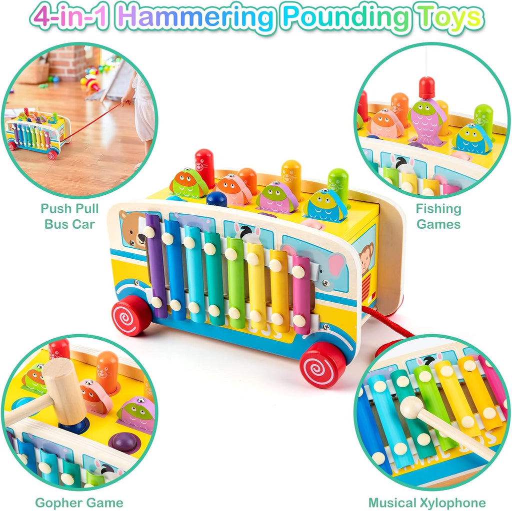 Xylophone en bois pour éveil musical enfant – Wardmelstore