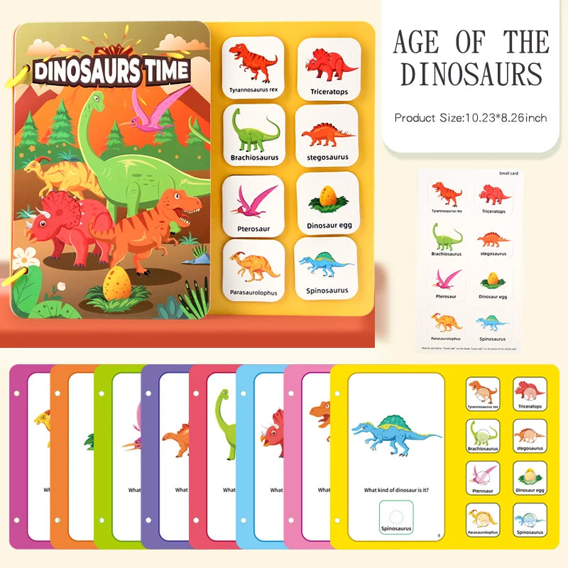 Busy Book Montessori – livre d’éveil interactif pour enfants 2–4 ans