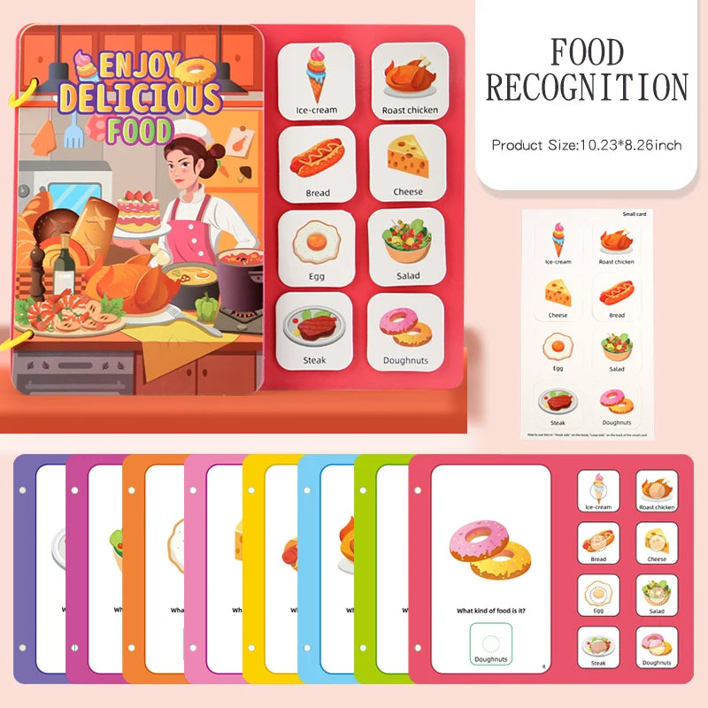 Busy Book Montessori – livre d’éveil interactif pour enfants 2–4 ans