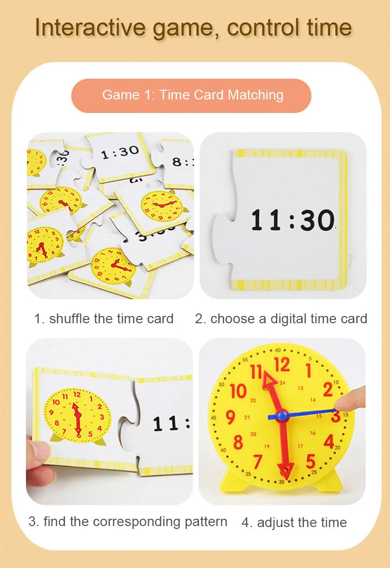 Dés numériques pour exercices de temps et horloge