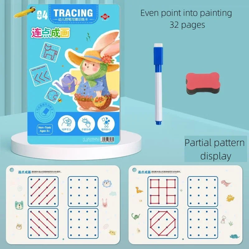 Exemples d’exercices de graphisme et calligraphie pour enfants