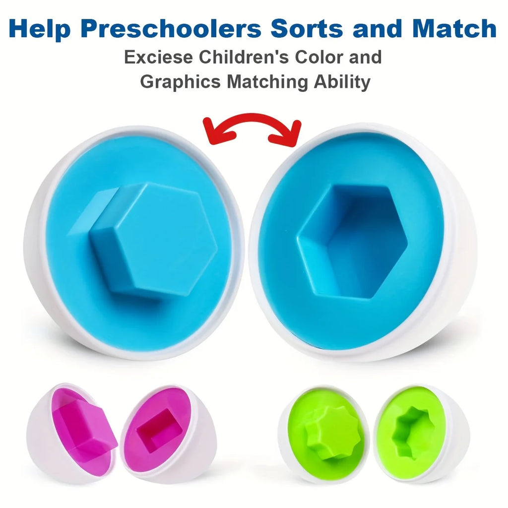 Formes géométriques colorées pour apprentissage Montessori