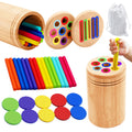 Jeu Montessori en bois – tri des couleurs pour enfants
