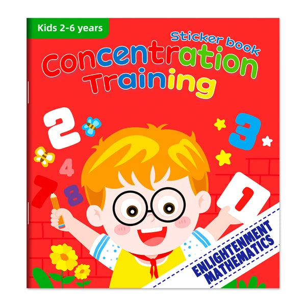 Livre d’autocollants Montessori – activités mathématiques pour enfants 3–6 ans