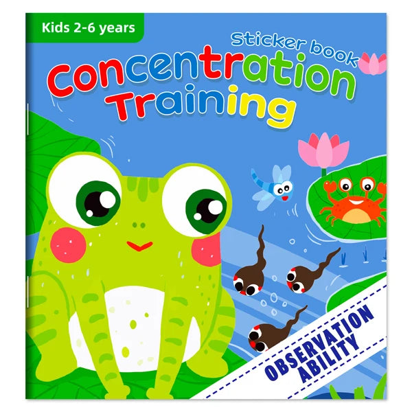 Livre d’autocollants Montessori – exercices d’observation et de logique