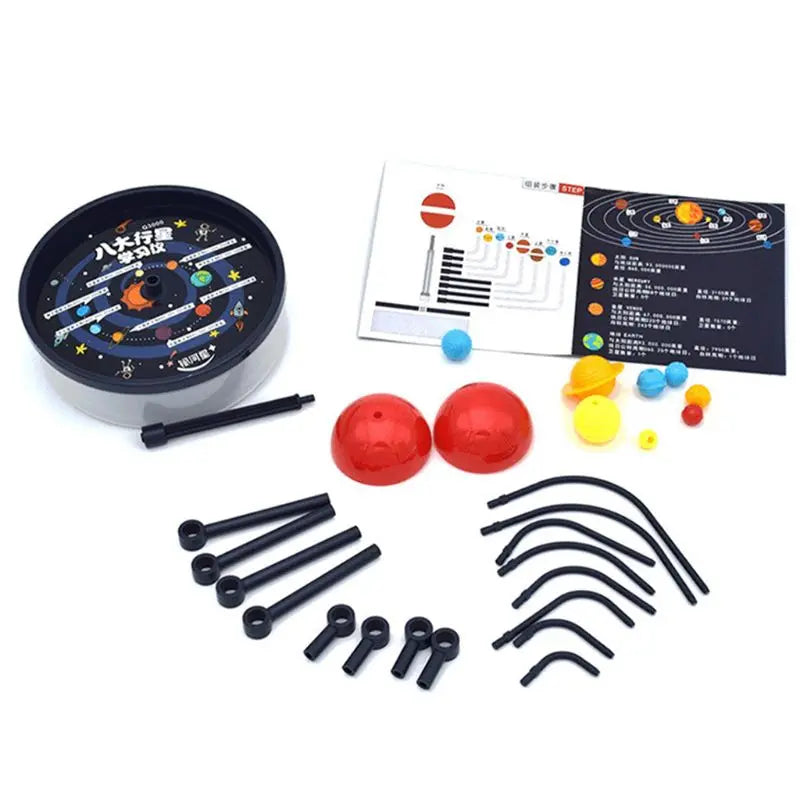 Pièces du kit système solaire DIY – assemblage éducatif astronomie