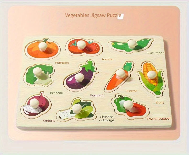 Puzzle Géométrique Montessori – Il Trouve Seul, Il Réussit Seul, Il Est Fier | Bois 1-3 ans