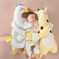 Oreiller poupée câlin bébé – modèle Girafe douceur sécurisante nouveau-né