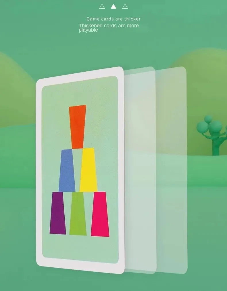 Gobelets Empilables Montessori + Cartes Défi – Grand, Moyen, Petit : Il Comprend Tout | 1-3 ans