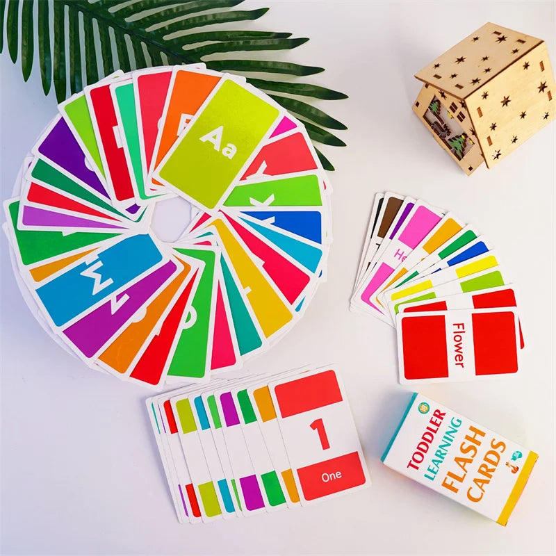 Puzzle Montessori 4 en 1 – Lettres, Chiffres, Formes & Premiers Mots en Anglais | 1-3 ans