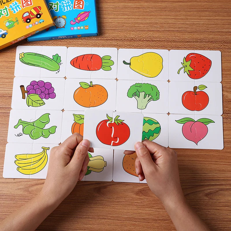 Cartes Éducatives Montessori – Une Image, un Mot, et Votre Enfant Apprend | 1-3 ans