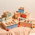 Boîte permanence de l'objet Montessori – tri formes et couleurs bébé 6-18 mois