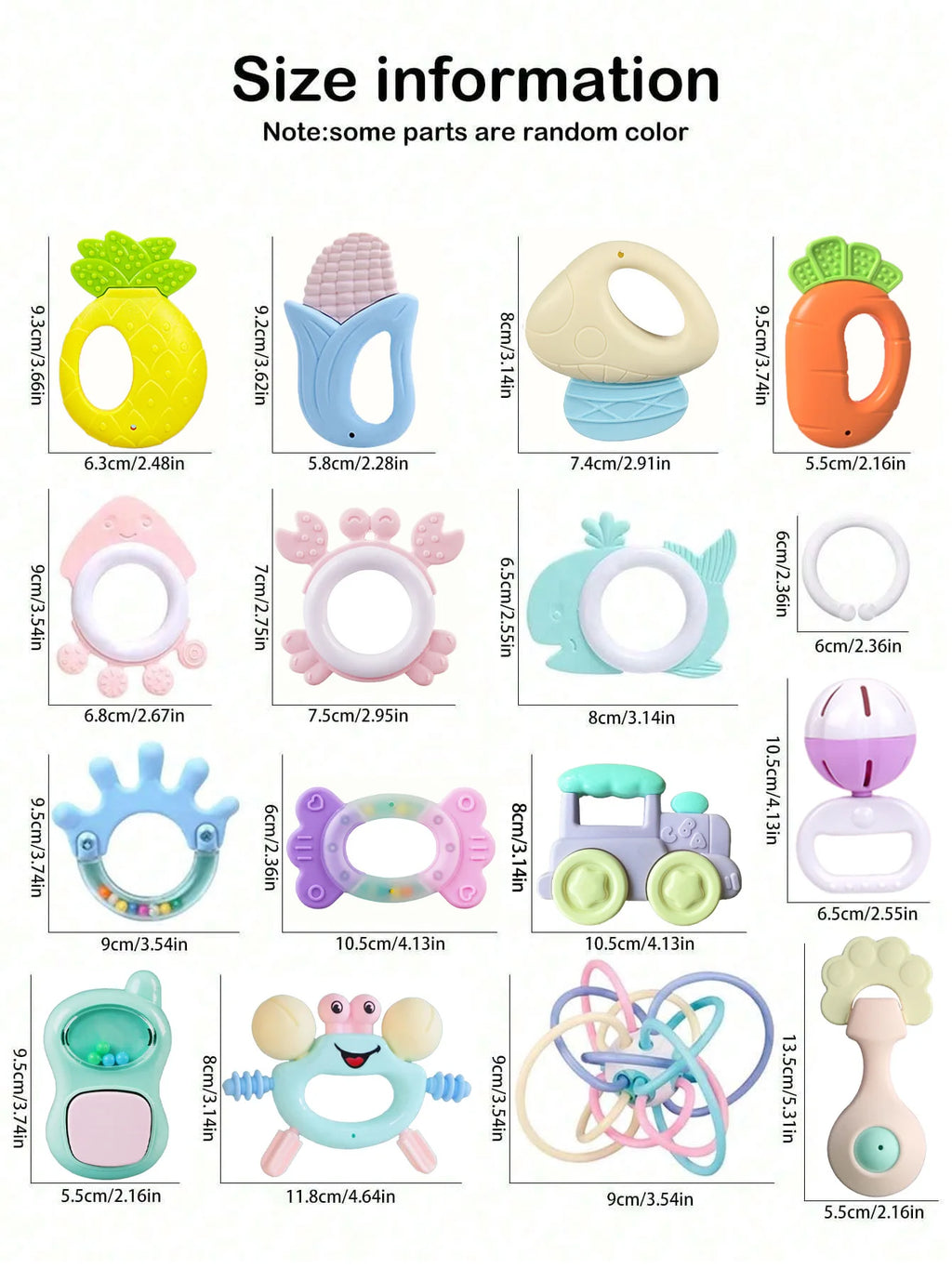 Hochet anneau dentition bébé – soulagement douleurs dentition texture douce