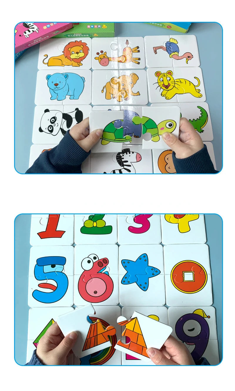 Cartes Éducatives Montessori – Une Image, un Mot, et Votre Enfant Apprend | 1-3 ans