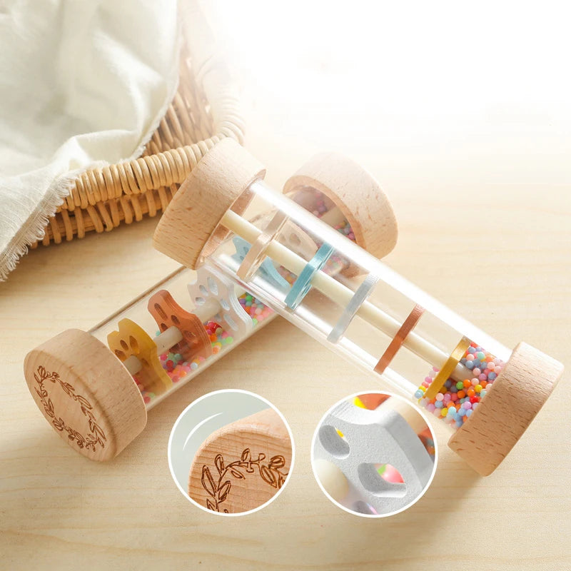 19 tailles bâton pluie Montessori – de mini à grand coloris arc-en-ciel et multicolore