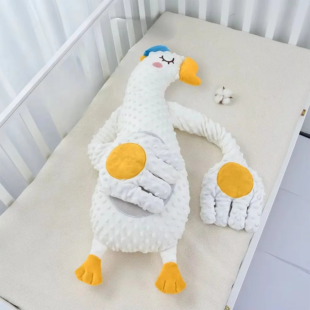 Oreiller poupée câlin bébé – modèle Lapin Rose aide endormissement naturel