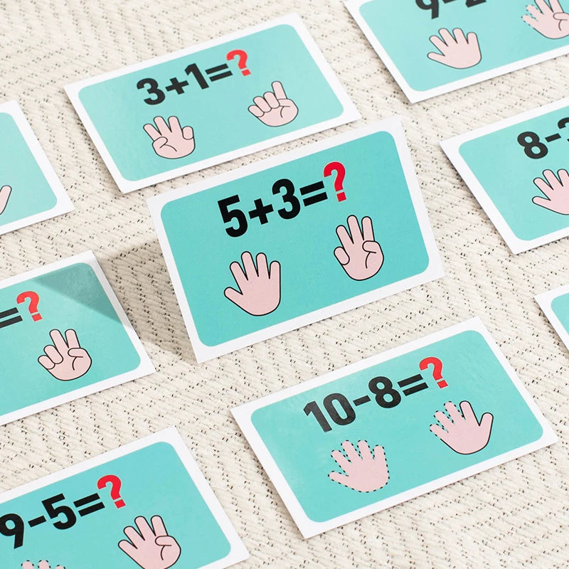 Vue complète de la console de comptage Montessori – bois certifié non toxique