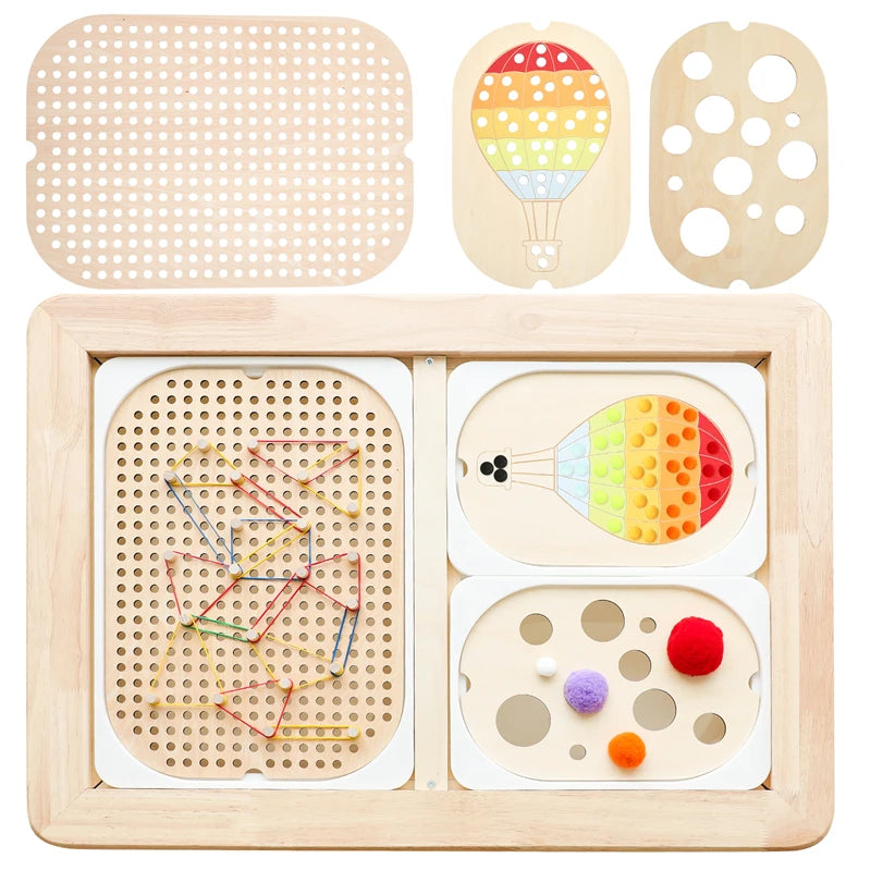 Table Sensorielle Montessori – Tous les Sens de Votre Enfant s'Éveillent en Même Temps | 1-3 ans