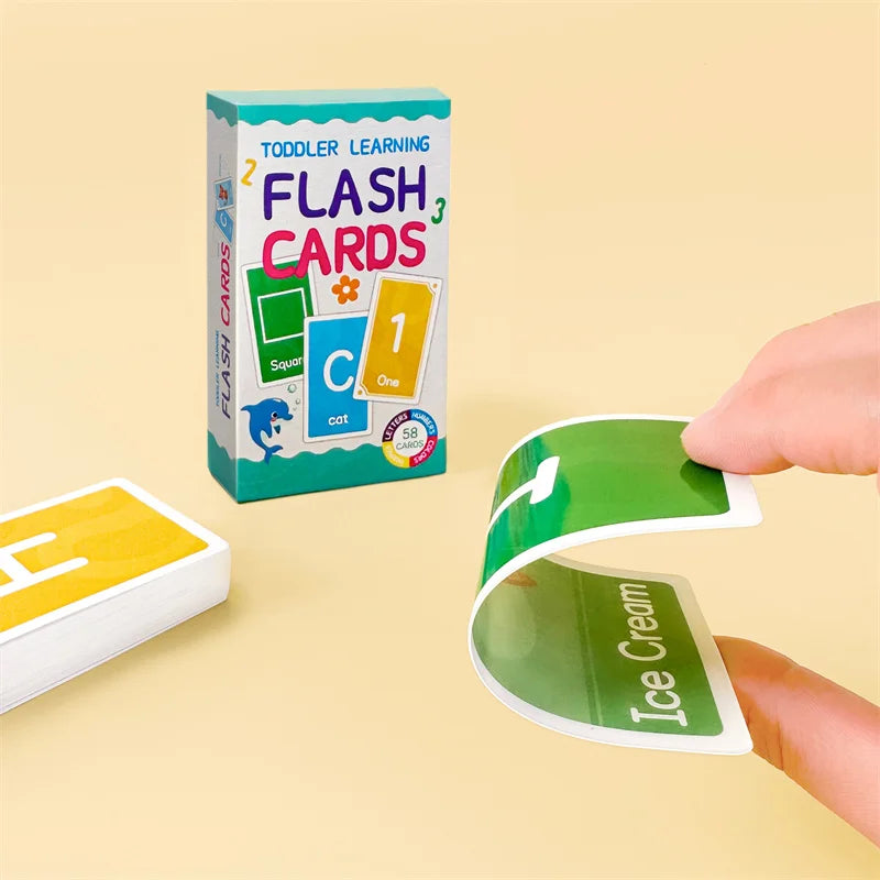 Puzzle Montessori 4 en 1 – Lettres, Chiffres, Formes & Premiers Mots en Anglais | 1-3 ans