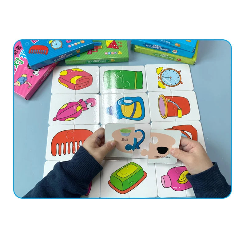 Cartes Éducatives Montessori – Une Image, un Mot, et Votre Enfant Apprend | 1-3 ans
