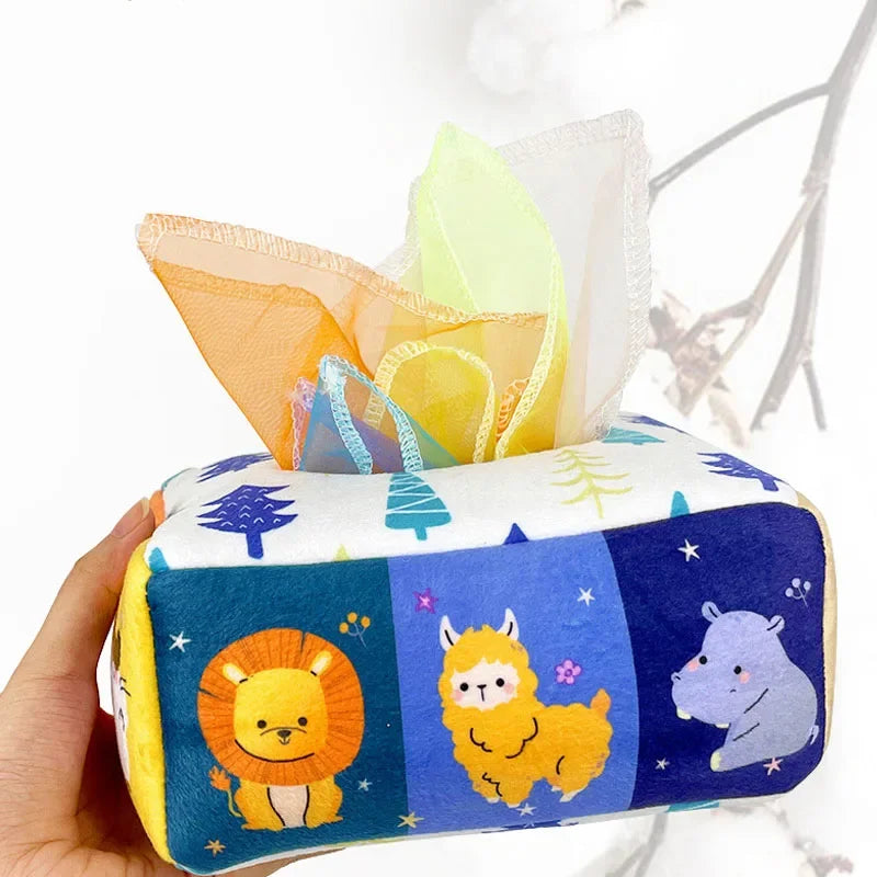 Boîte foulards chiffres Montessori – tirer découvrir compter développement cognitif