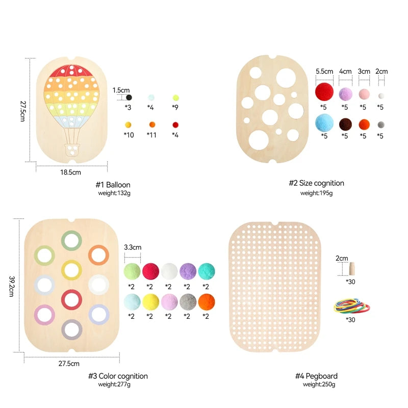 Table Sensorielle Montessori – Tous les Sens de Votre Enfant s'Éveillent en Même Temps | 1-3 ans