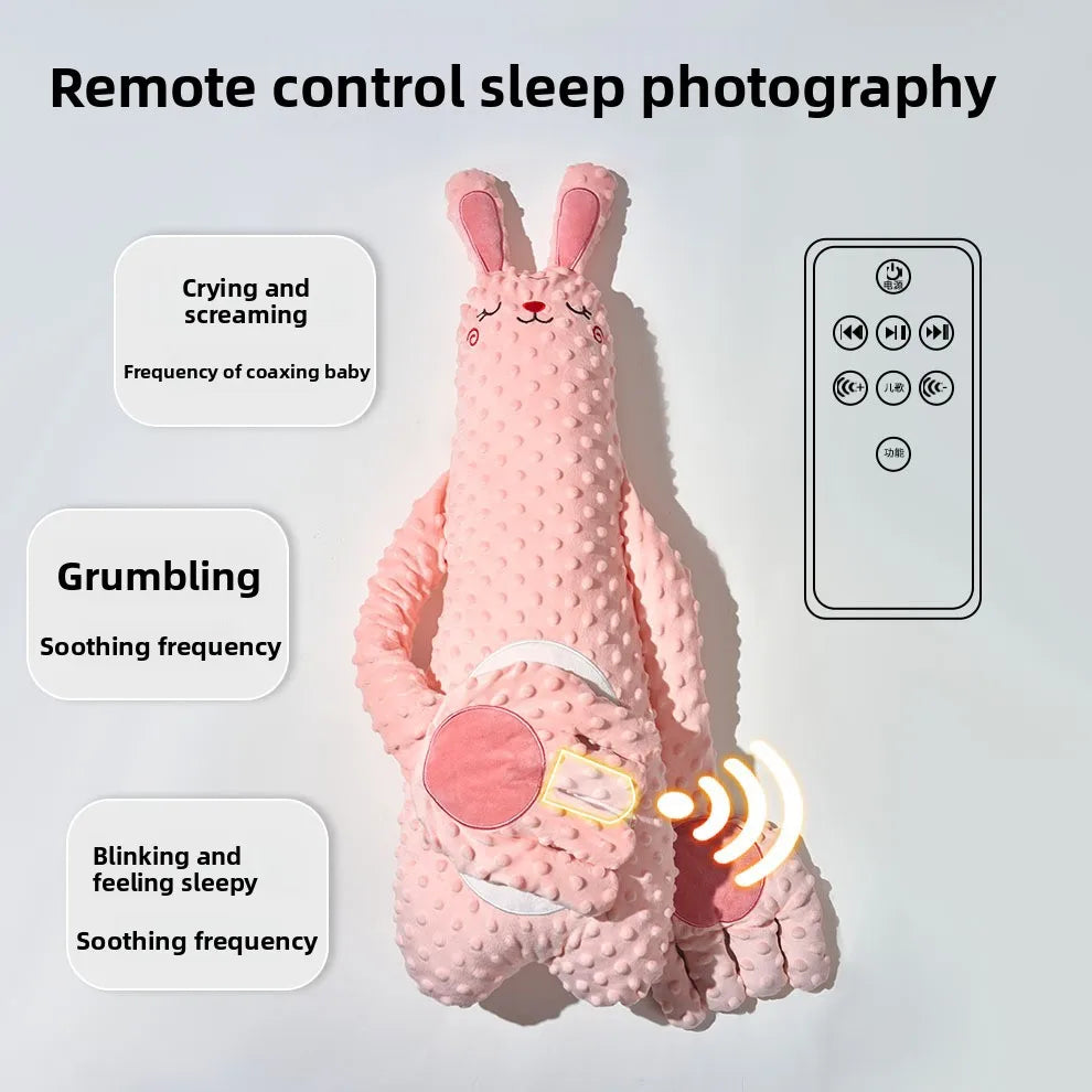 Oreiller poupée câlin bébé – modèle Oie Blanche housse lavable nouveau-né