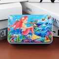Puzzle éducatif 60 pièces enfant – illustration petite sirène et monde marin – boîte métal – Wardmelstore